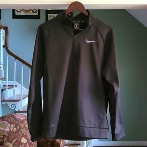 Mens Nike Black Quarter zip